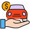 ローン、車、お金 アイコン
