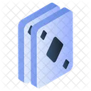 ダイヤモンドカード、プレイカード、カジノカード アイコン