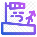 風旗、風向、天気 アイコン