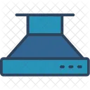 キッチンフード、レンジフード、排気フード アイコン