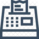 請求書、機械、請求書 アイコン