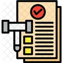 法的文書、法的、文書 アイコン