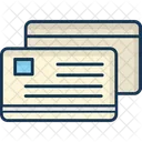 クレジットカード、銀行カード、キャッシュカード アイコン