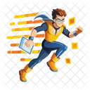 ランニングスーパーヒーロー、キャラクター、ゲーム アイコン