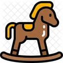 揺り馬、ギフト、休日 アイコン