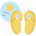 샌들 신발 슬리퍼 아이콘