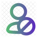 ブロックされたユーザー  アイコン