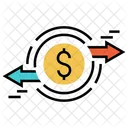 送金、取引、お金 アイコン