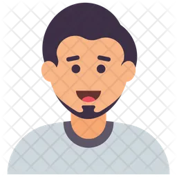 ひげを生やした男  アイコン