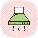 換気扇、フード、キッチン アイコン