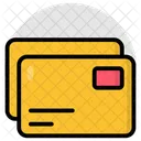 ポストカード、メールカード、カードストック アイコン