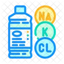 소아용 전해질 전해질 음료 아이콘