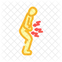 복통 경련 아이콘