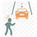放棄、道路、車 アイコン
