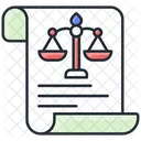 法律文書、文書、ファイル アイコン