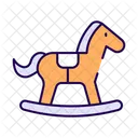 揺り馬、おもちゃ、馬 アイコン