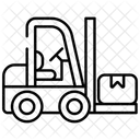 貨物フォークリフト アイコン
