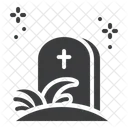 墓、石、庭 アイコン