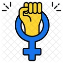 女性の力、女性の日、フェミニズム アイコン