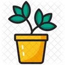 農業、プランテーション、観葉植物 アイコン