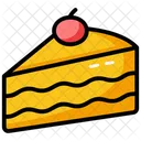 ケーキのスライス  アイコン