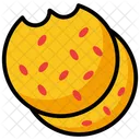 ビスケット、クッキー、スナック アイコン