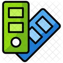 색상 샘플 색상 팔레트 색상 견본 아이콘