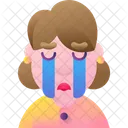 泣く  アイコン