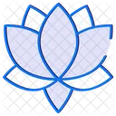 インドハス、花、開花 アイコン