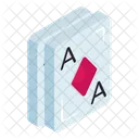 ポーカーカード、プレイカード、カジノカード アイコン