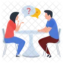 토론 수다 상담 아이콘