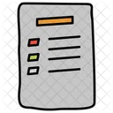 To Do リスト、項目リスト、箇条書きリスト アイコン
