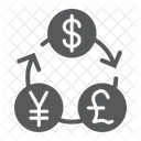 通貨、為替、金融 アイコン