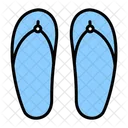 샌들 신발 비치 샌들 아이콘