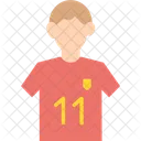 スポーツ、選手、ジャージ アイコン