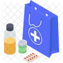 薬、薬瓶、医薬品 アイコン
