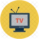 チャンネル、放送、テレビ アイコン