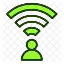 ワイヤレス接続、 Wi Fi ユーザー、接続 アイコン