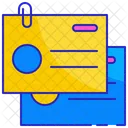 ポストカード、カード、郵便 アイコン