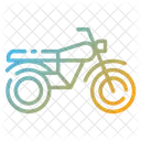 オートバイ、モーターバイク、モーターサイクル アイコン