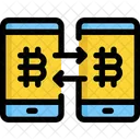 送金、ビットコイン、暗号通貨 アイコン