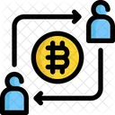 ユーザー、ビットコイン、暗号通貨 アイコン