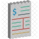 銀行取引明細書  アイコン