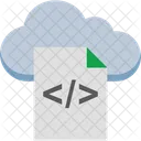 クラウド プログラミング、クラウド コーディング、HTML ファイル アイコン