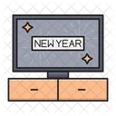 新年、パーティー、お祝い アイコン