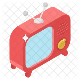 レトロなテレビ  アイコン