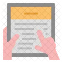 ブログ、ブログ、記事を読む アイコン