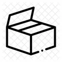 段ボール、輸送、箱 アイコン
