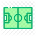サッカー、競技、フィールド アイコン