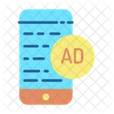 Iads 휴대폰 문자 광고문안 광고 아이콘